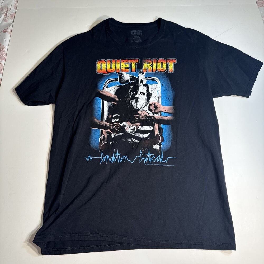 American Classic Quiet Riot Metal Health Graphic Band T-SHIRT Large SIZE Remake